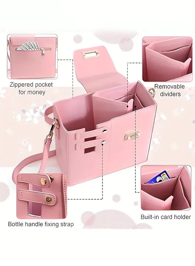 Generic Water Bottle Bag Outdoor Portable Crossbody Bag Stanley Cup Holder with Strap Women's Shoulder Bags - Image 2