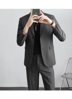 KUYING New Casual Slim Fit Suit Two-Piece Set  - Image 2