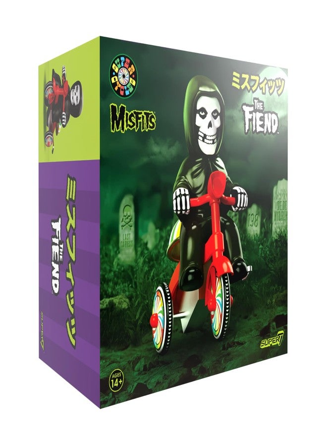 Super7 Super Cycles Misfits Fiend with Red Trike - 5" Misfits Action Figure Classic Music Collectibles and Retro Toys - Image 2
