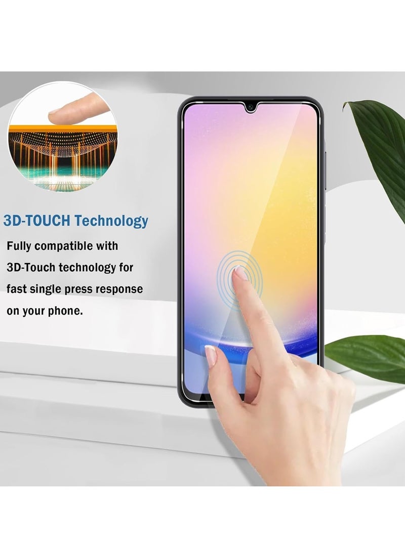 Aookay [2 Pack] for Xiaomi Poco X7 Pro 5G Tempered Glass Screen Protector, 9H Hardness High Definition Full Covered Clear Scratch Resistant Bubble Free Anti-Fingerprints - Image 4