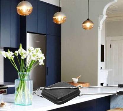 RBGIIT NonStick Aluminium Sandwich ToasterSandwich MakerGas ToasterGas bread toasterInstant Toaster Maker Toast - Image 3