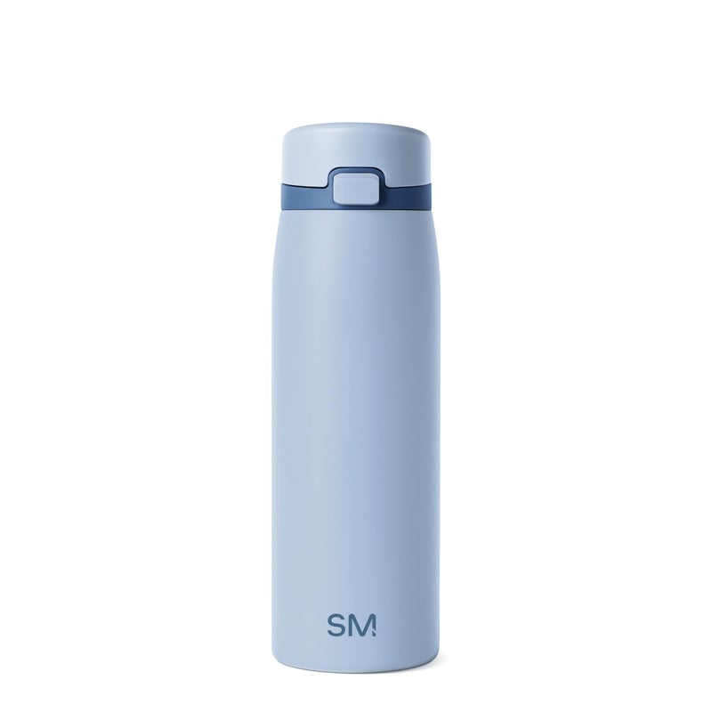 Simple Modern Sidekick Travel Coffee Mug CeramicLined Insulated Stainless Steel Tumbler LeakProof and Cup Holder Friendly 16oz Soft Denim - Image 2