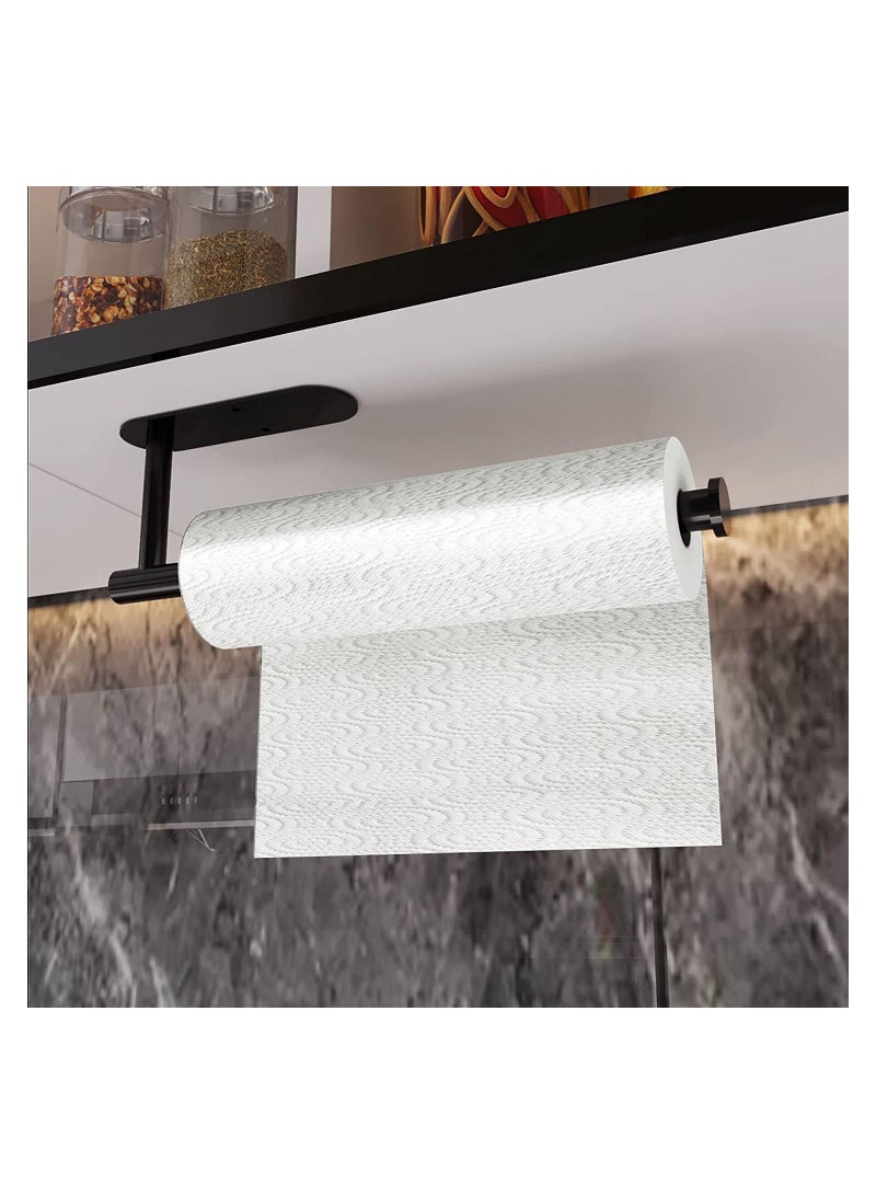 هومستر حامل ورق المطبخ وحامل المناشف هو إكسسوار مريح وأنيق لمطبخك أو حمامك. يمكن تثبيته بسهولة إما بواسطة اللصق الذاتي عن طريق الحفر في الجدار. يتميز الورق بأنه مصنوع من الفولاذ المقاوم للصدأ، مما ي - Image 1