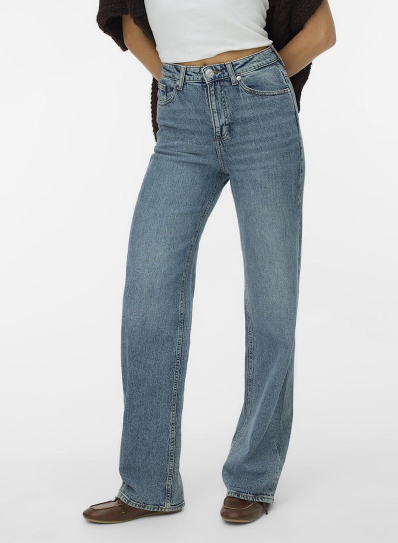 فيرو مودا Vmtessa Hr Wide Jeans Ra394 Ga Noos - Image 3