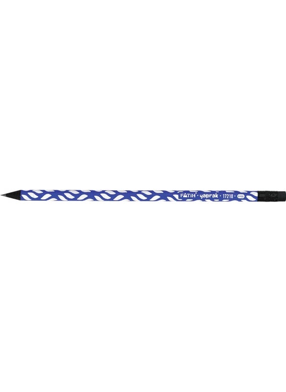 Fatih Pencil Leaf Black Slat with Eraser 17060 