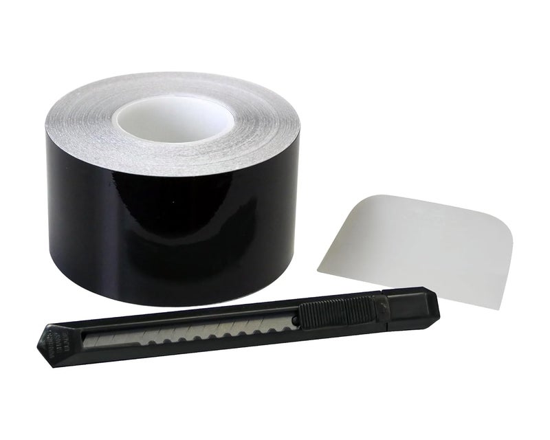 Foliatec Chrome Out 15m x 5cm Gloss Black Trim Trim Trim Set - Image 2