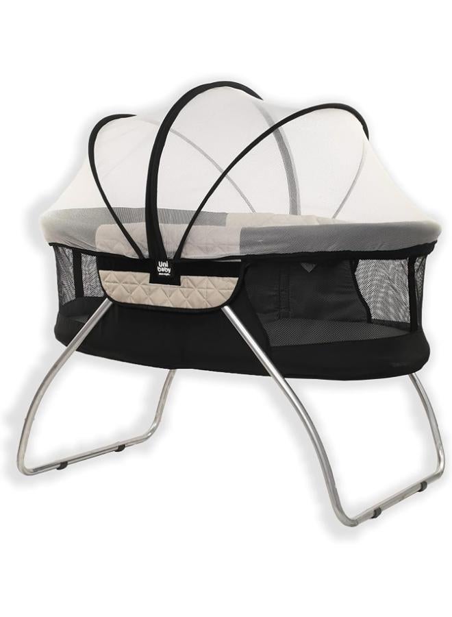 Uni baby Petit Bebe Femi Wooden Baby Cot Bed - Beige - Image 3