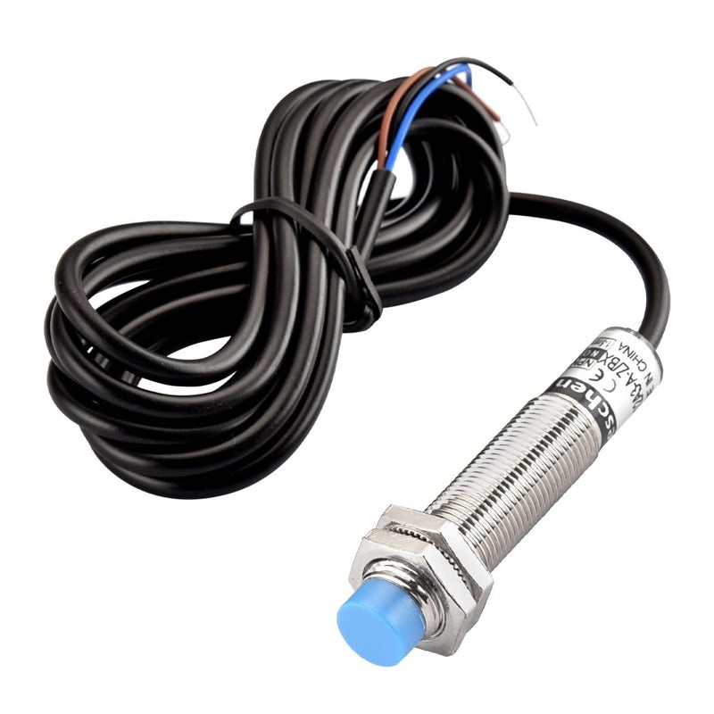Heschen M12 Capacitive Proximity Sensor Switch Non-Shield Type LJC12A3-A-Z/BX Detector 1-5mm 10-30VDC 200mA NPN Normally Open(NO) 3 Wires - Image 1
