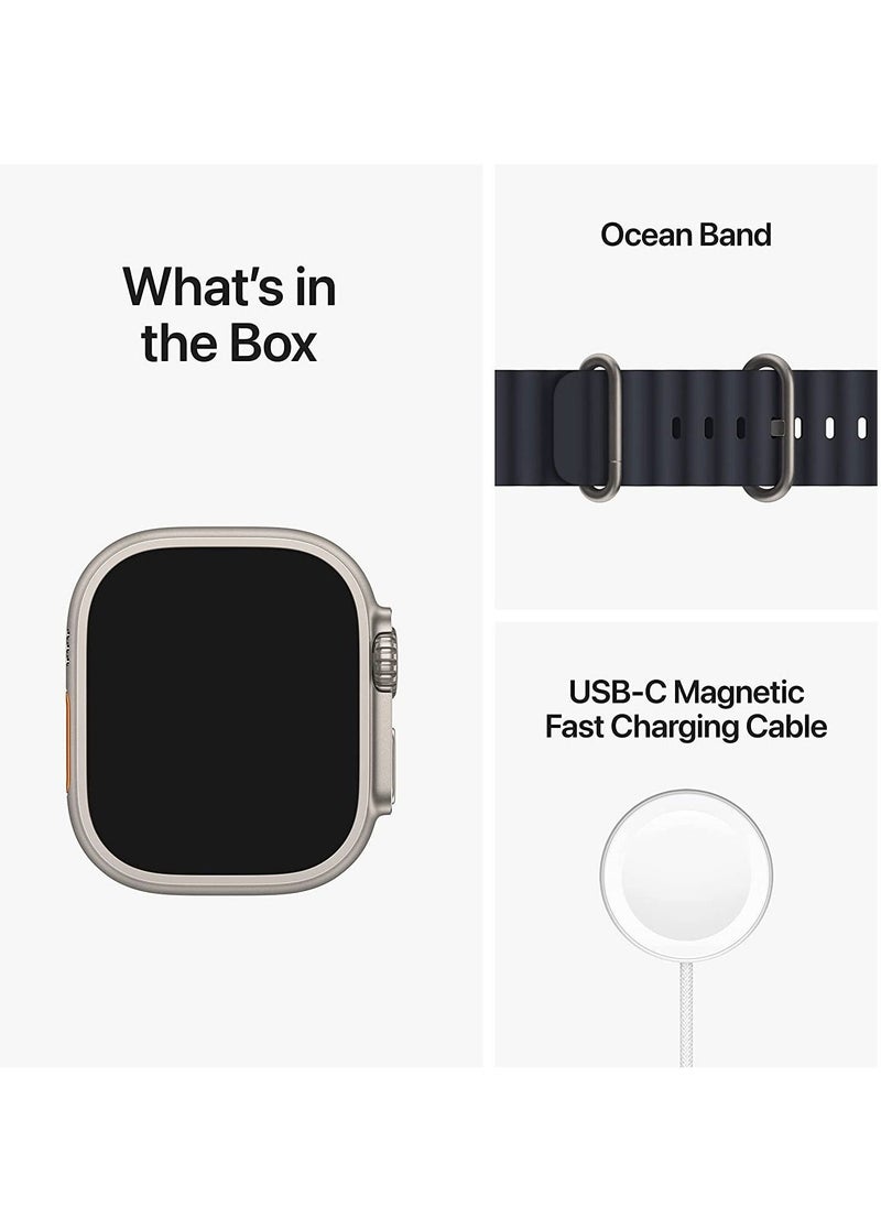 2022 New S8 ultra Smartwatch Series 8 I S8 49mm 1.99 Inch Screen 4 Small Game Dual Straps Ultra8 Smart Watch with Silicone + Nylon Strap (Orange) - Image 3