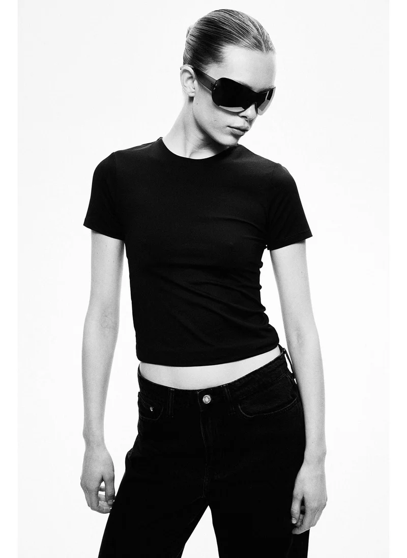 اتش اند ام Petite Length Wide Ultra High Jeans