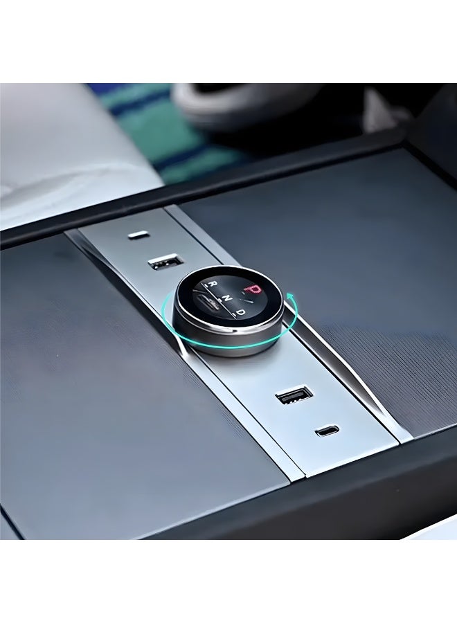 HPS Gear Shift Button & Hub Station for Tesla Model 3 / Model Y – Multi-Functional Control & Charging Hub Upgrade - Image 2