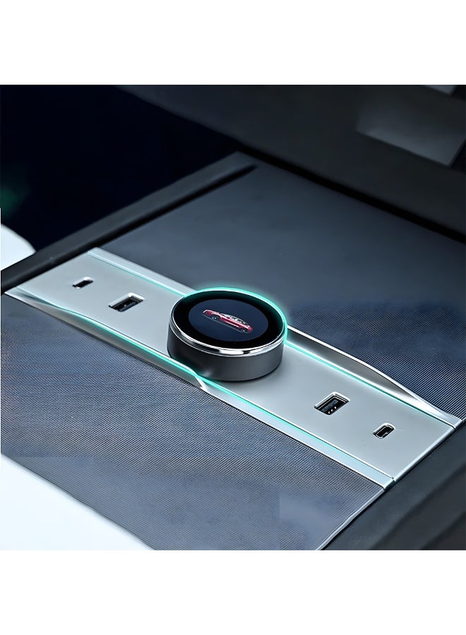 HPS Gear Shift Button & Hub Station for Tesla Model 3 / Model Y – Multi-Functional Control & Charging Hub Upgrade - Image 4