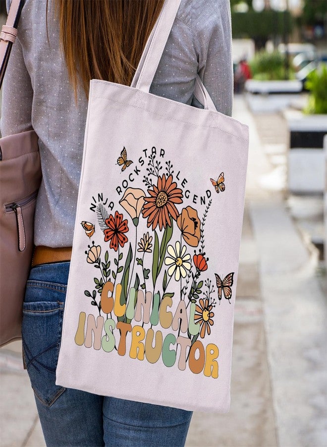 WCGXKO Clinical Instructor Gift Nurse Instructor Appreciation Medical Thank You Tote Bag - Image 5