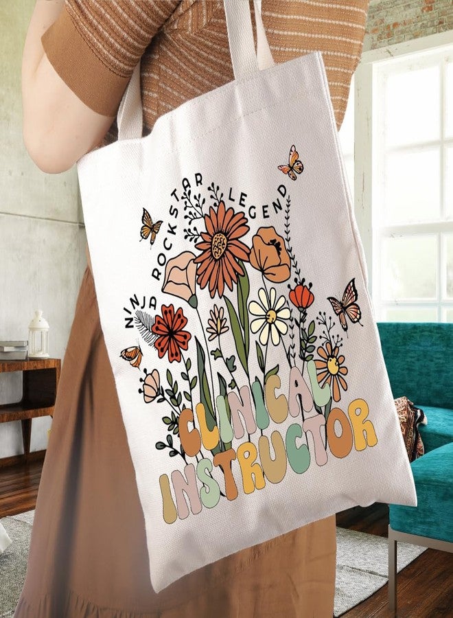 WCGXKO Clinical Instructor Gift Nurse Instructor Appreciation Medical Thank You Tote Bag - Image 3