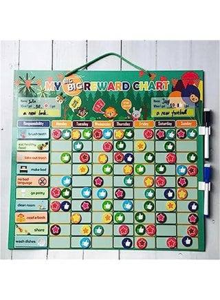 Kids Magnetic Reward and Responsibility System- Behavior Educational Toy, Kids Schedule Living Habits Home Reusable Reward Chart for Kids - pzsku/Z2C46C90984AE4193D87FZ/45/_/1729840217/4b1216ed-62a7-40af-a2af-87a0f82c9977
