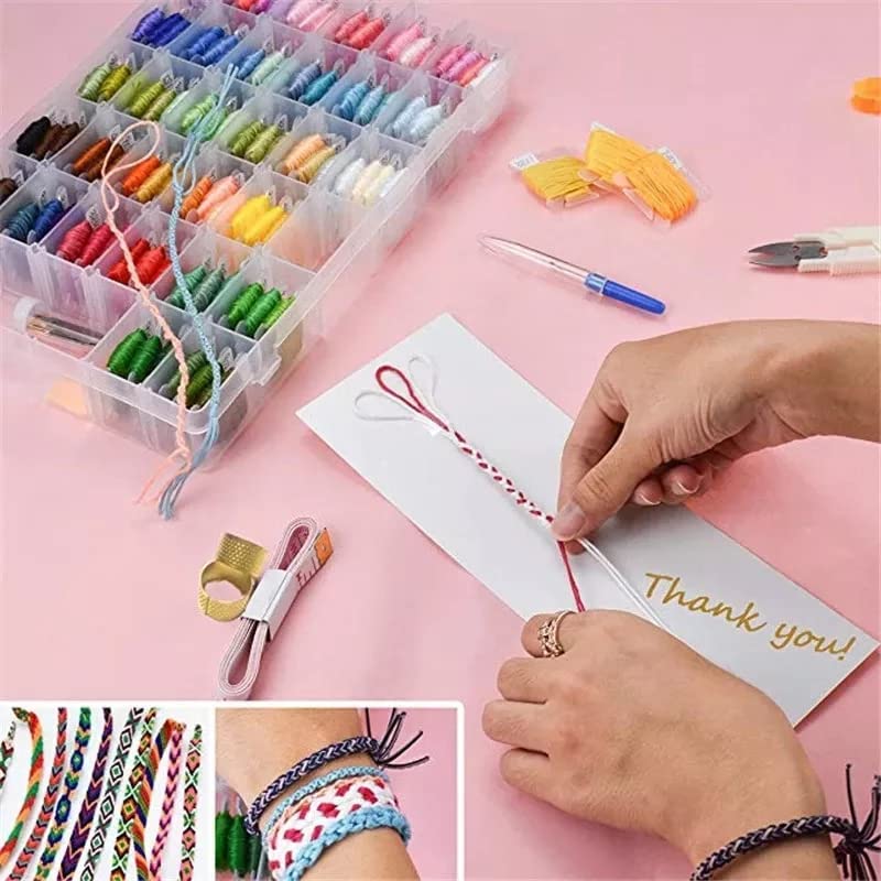 VENTWILLA Plastic jewellery organisers with adjustable dividers and a grids organiser box Clear Storage Jar for Beads Crafts and Fishing Equipment 36 Grid - Image 5