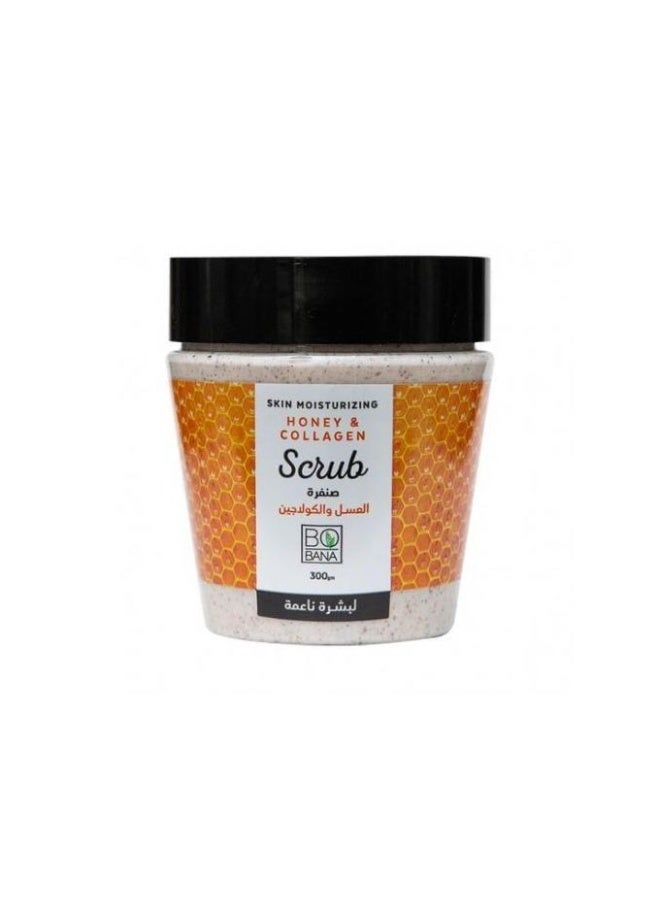 Bobana Scrub With Honey &Collagen , 300 gm - Image 1