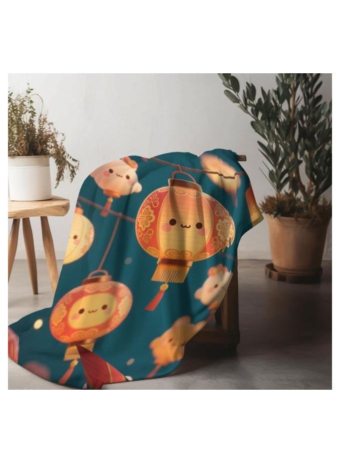 general Children's or student cartoon flannel thin blanket (warm and comfortable, suitable for sleep, games) 100cm*150cm - Image 1