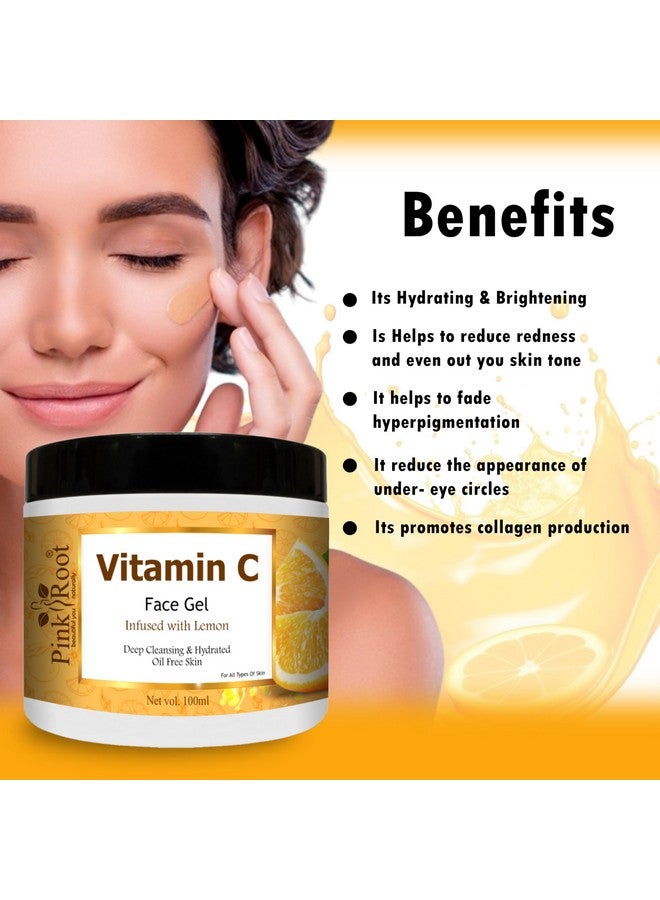 Pink Root Vitamin C Facial Kit for Skin Whitening & Brightening, Eliminates Fine Lines & Wrinkles, Sulphate & paraben Free (Vitamin C Treatment Kits) - Image 5