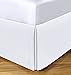 Spacemaker Space Maker FRE24821WHIT03 Polyester Bed Skirt Ã¢â‚¬â€œ Extra Long Bedskirt Hides Bed Risers, Queen/21, White - Image 2