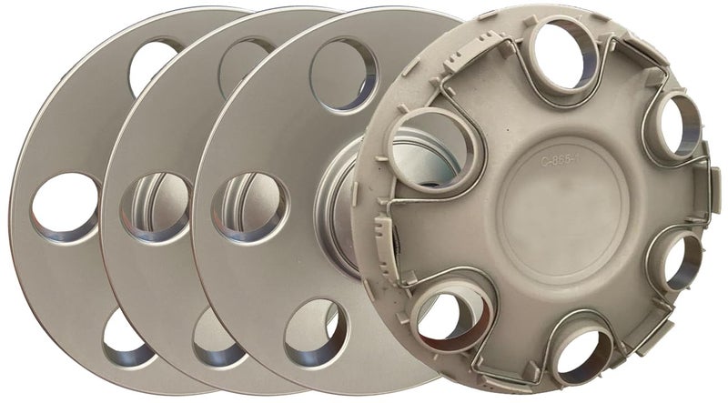 PASENBXCK Silver Wheel Rim Center Hub Cap 7L14-1A096-DB for F150 Expedition 20" Wheel 2010-2014 4Pcs - Image 2