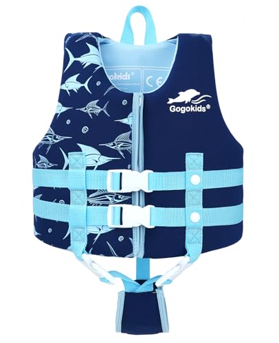 Gogokids Toddler Swim Vest, Kids Floaties – Boys & Girls Buoyancy Jacket, Swimming Aid for Pool & Beach, Fits 2-8 Years / 22-60 lbs - Image 1