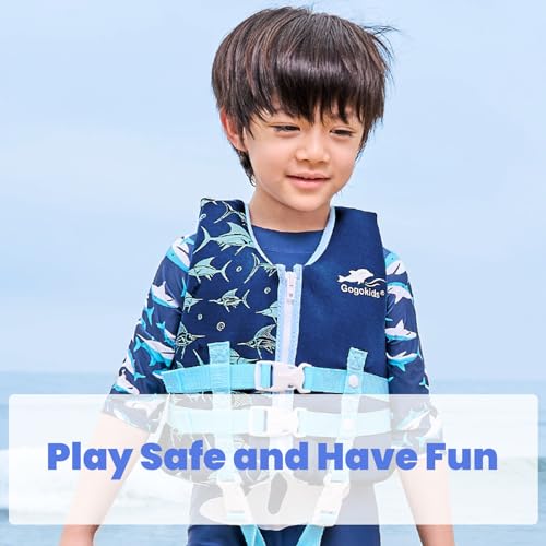Gogokids Toddler Swim Vest, Kids Floaties – Boys & Girls Buoyancy Jacket, Swimming Aid for Pool & Beach, Fits 2-8 Years / 22-60 lbs - Image 3