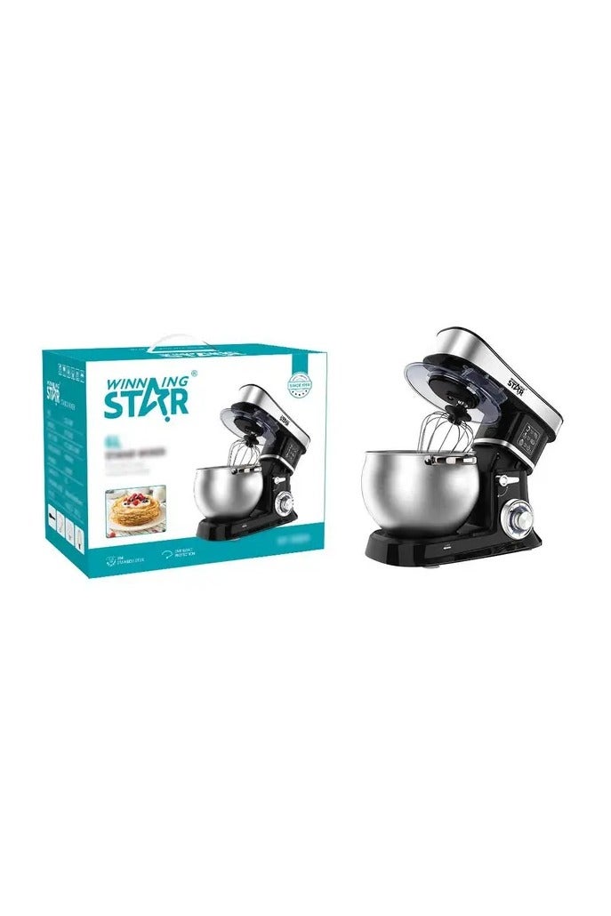 Winning Star 6 Speed Kitchen Stainless Steel Stand Mixer for Baking - Image 5