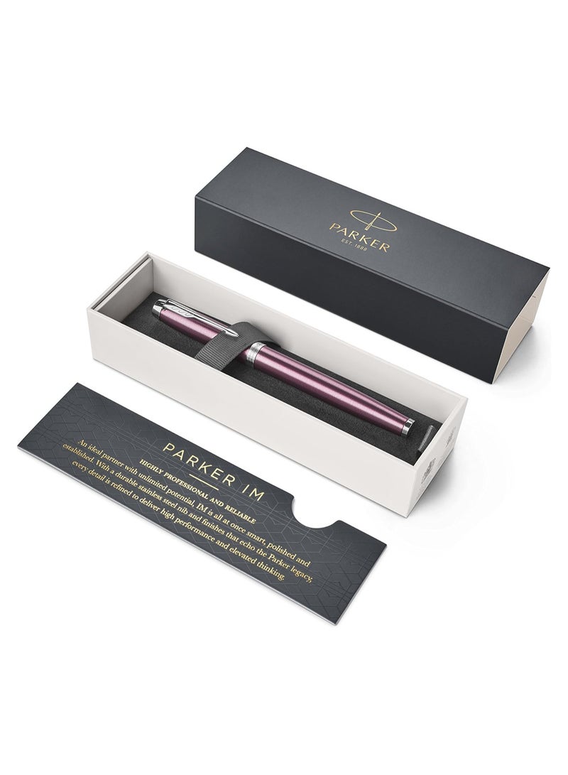 PARKER IM Fountain Pen, Light Purple, Medium Nib with Blue Ink Refill (1931633)| 8376 - Image 2