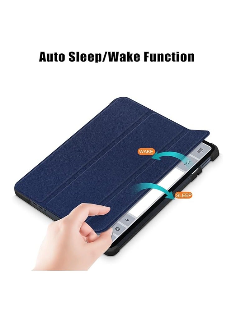 عام غطاء تابلت متوافق مع Xiaomi Mi Pad 6/6 Pro 2023 بحجم 11.2 بوصة، غطاء ذكي طوي ثلاثي، نحيف جداً وخفيف الوزن، مع غطاء خلفي صلب من مادة PC. يوفر إمكانية الطي، مع خاصية النوم/الاستيقاظ التلقائية للتابلت. - Image 2