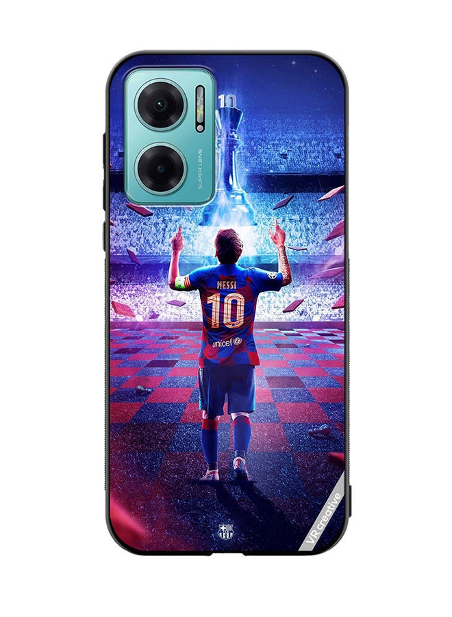 VR CREATIVE Protective Case Cover For Xiaomi Redmi Note 11E Messi Design Multicolour - Image 1