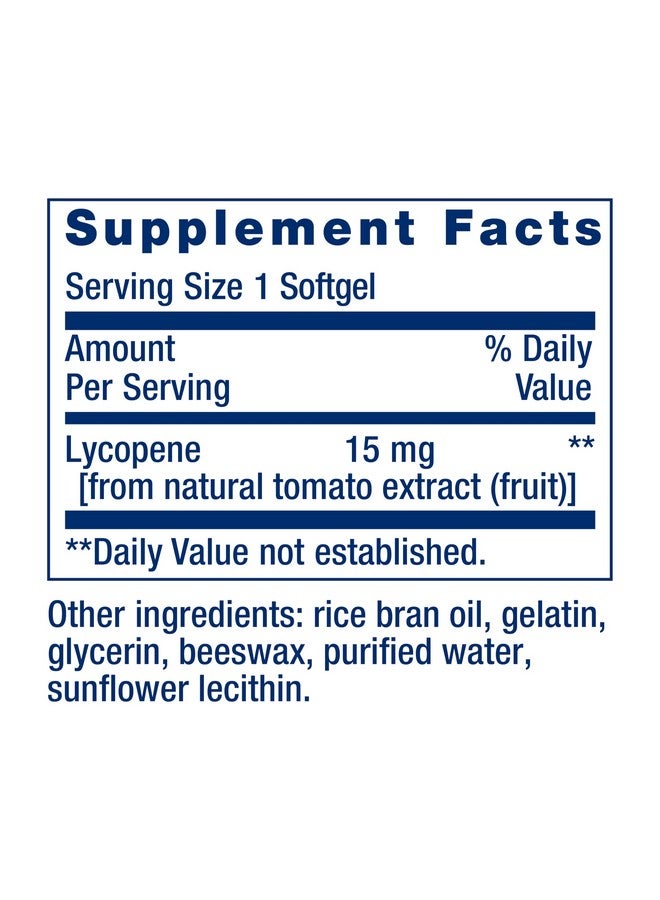 لايف إكستنشن ميجا ليكوبين، صحة البروستاتا، صحة الشرايين، دفاع مضاد للأكسدة، خالٍ من الغلوتين، غير معدل وراثيًا، 90 كبسولة هلامية - Image 2