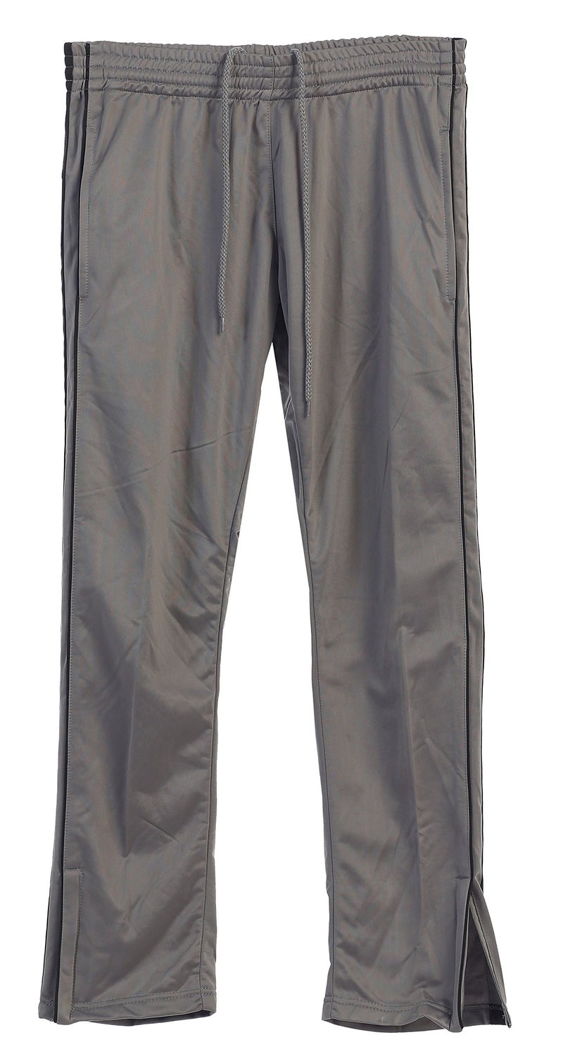 Gioberti Mens Athletic Track Pants, Silver, X Large - Image 2