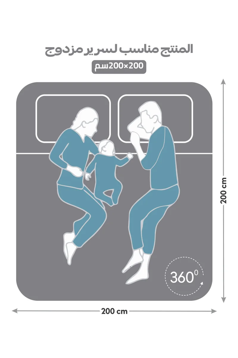 Donetella Bedding Fitted Sheet - Fits 200x200 Cm For King Bed - 3 Pcs (1 Fitted Sheet and 2 Pillowcases) - 35 Cm Deep Pocket - Solid Bed Sheet