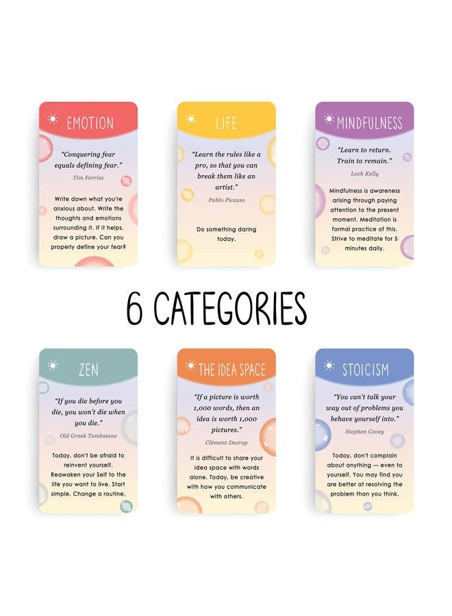 The Idea Space BEST 100 Mindful Prompts for Self Care & Stress Relief | Cards to Reduce Anxiety & Increase Relaxation | Perfect Mindfulness Gift | Beyond Positive Affirmations | Meditations For Kids, Teens, & Adults - Image 3