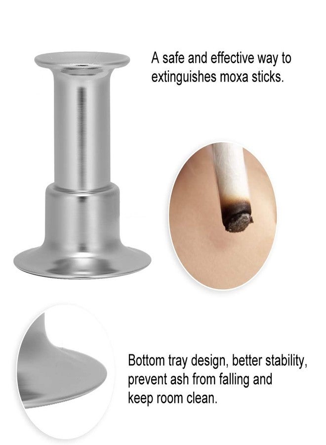 Ymiko Moxibustion Extinguisher, Moxa Stick Extinguisher Roll Holder Stainless Steel Roller Roll Holder Moxa Stick Extinguisher Moxa Roll Stick Extinguisher Holder Suitable Moxa Stick Extinguisher 2cm - Image 4