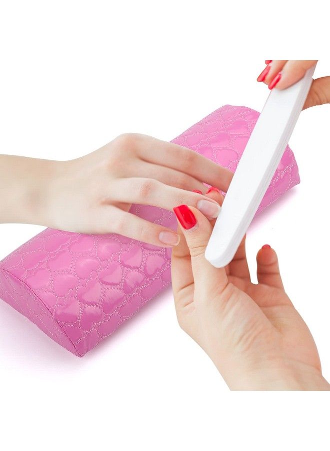 Deciniee Nail Pillow Hand Rest For Nails Washable Pu Leather Nail Armrest Detachable Manicure Hand Pillow Cushion Nail Art Accessories Tool For Nails Tech (Pink) - Image 4