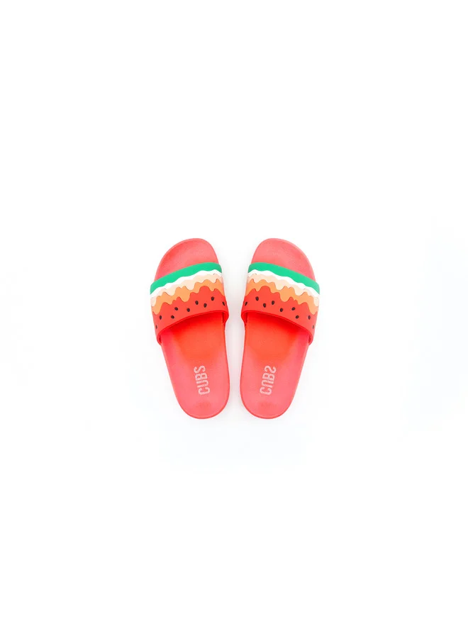 CUBS Fun and comfy slides for kids by Cubs! Lightweight, eco-friendly PVC, easy to wash, and anti-slip soles for safe everyday wear.