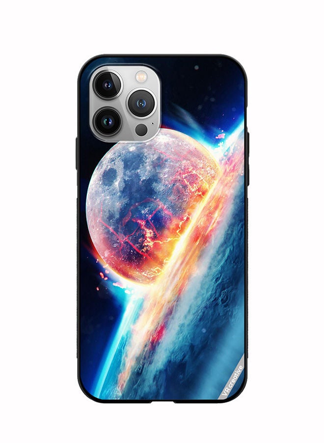 VR CREATIVE Protective Case Cover For Apple iPhone 12 Pro Max Fallen Moon Design Multicolour - Image 1