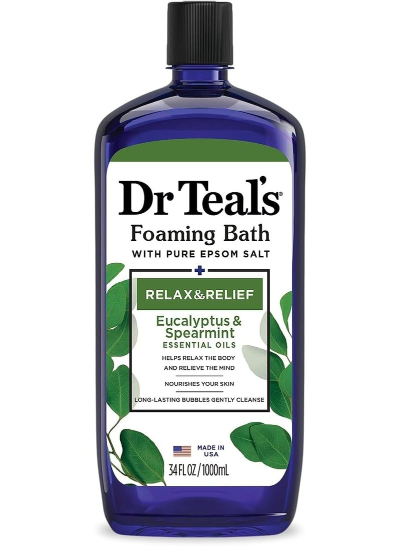 دكتور تيل 34 أوقية. حمام رغوي أوكالبتوس بالنعناع