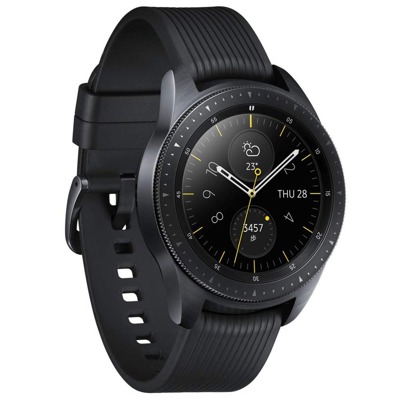 FanTEK Band for Galaxy Watch 3 41mm / Galaxy Watch 42mm / Galaxy Watch Active/Galaxy active 2 watch band/Gear S2 Classic band, 20mm Silicone Sport Quick Release Replacement Strap, Black - Image 3