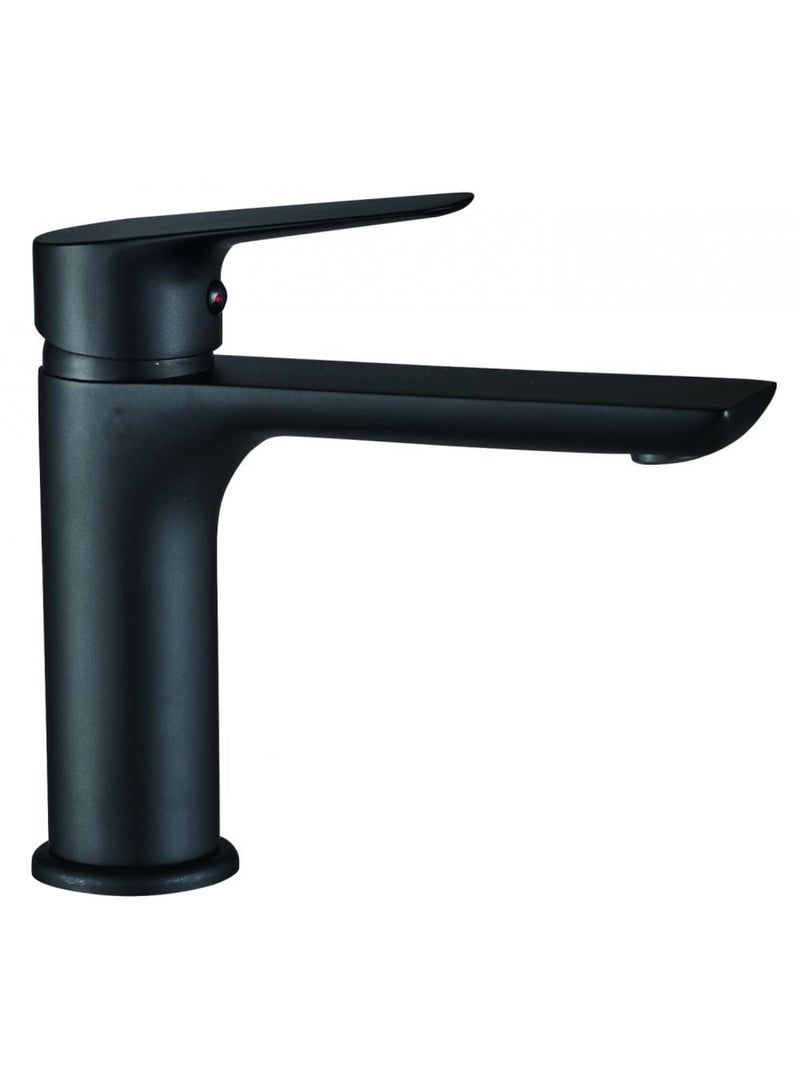 DANUBE HOME Milano Plus Bayz Plus Art Basin Mixer – Durable Brass Construction & Sleek Design for Stylish Washbasins Black - Image 1