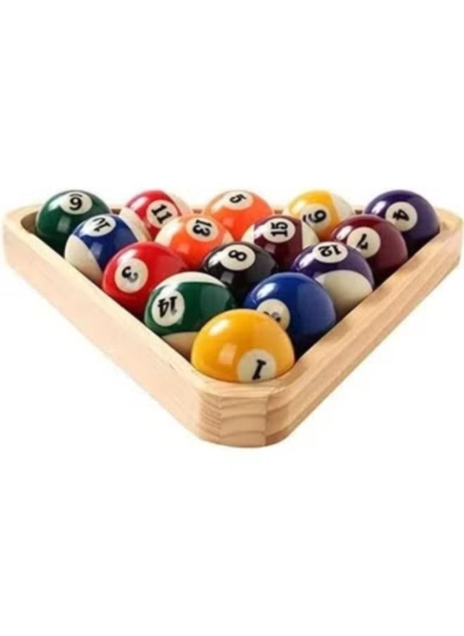 Generic - Billiard Triangle Snooker Triangle Made of Solid Wood for Balls long-term use - Image 1