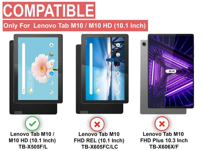 CEDO Lenovo Tab M10 HD (10.1 inch) Tempered Glass | Screen Protector Clear Tempered Glass for Lenovo Tab M10 HD (10.1inch) TB-X505F/L - Image 2