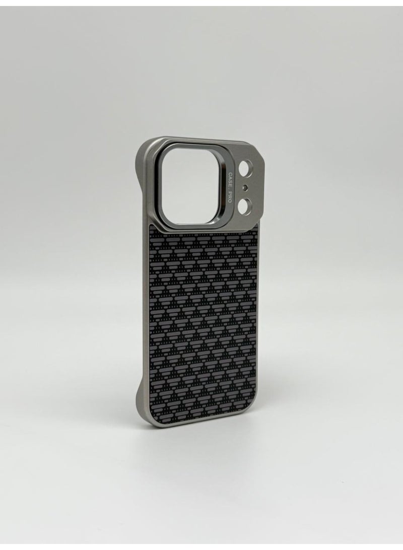 عام Military-Grade Rugged Hybrid Case for iPhone 17 Pro – Aluminum Alloy Lens Protection, Multi-Angle Kickstand & Anti-Slip Grip Bumper – Industrial Tech Design - Image 2