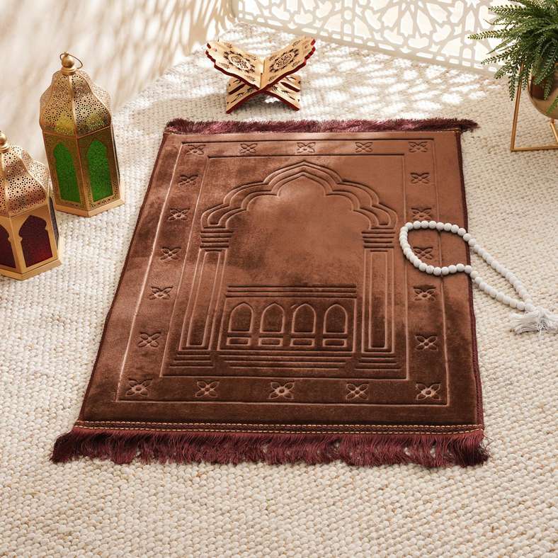Togo Prayer Mat 80x120cm - Brown