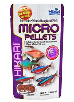 Hikari Tropical Micro Pellets Fish Food For All Life Stages, 22G 