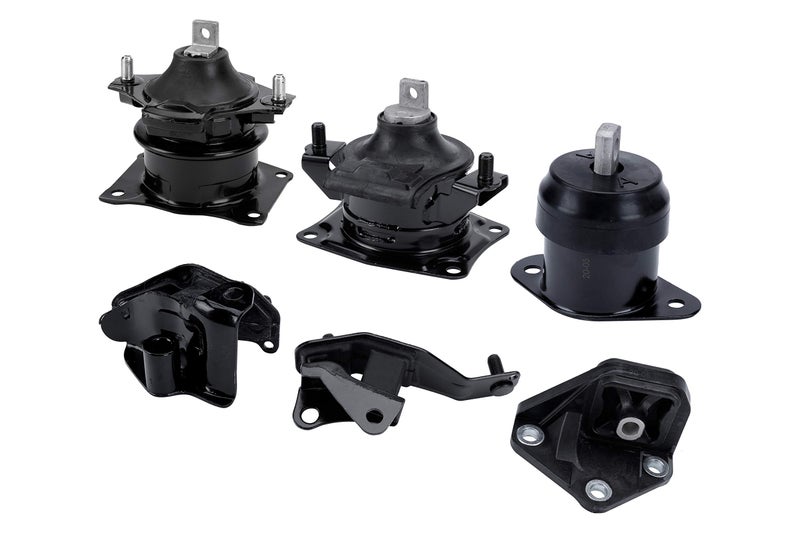 AA Ignition Engine Motor and Transmission Mount Set of 6 Fits Honda Accord 20032007 24L Automatic Trans Replaces A4526HY A4517 A4509 A4542 A4516 A4510 Front Right Rear Upper Mounts