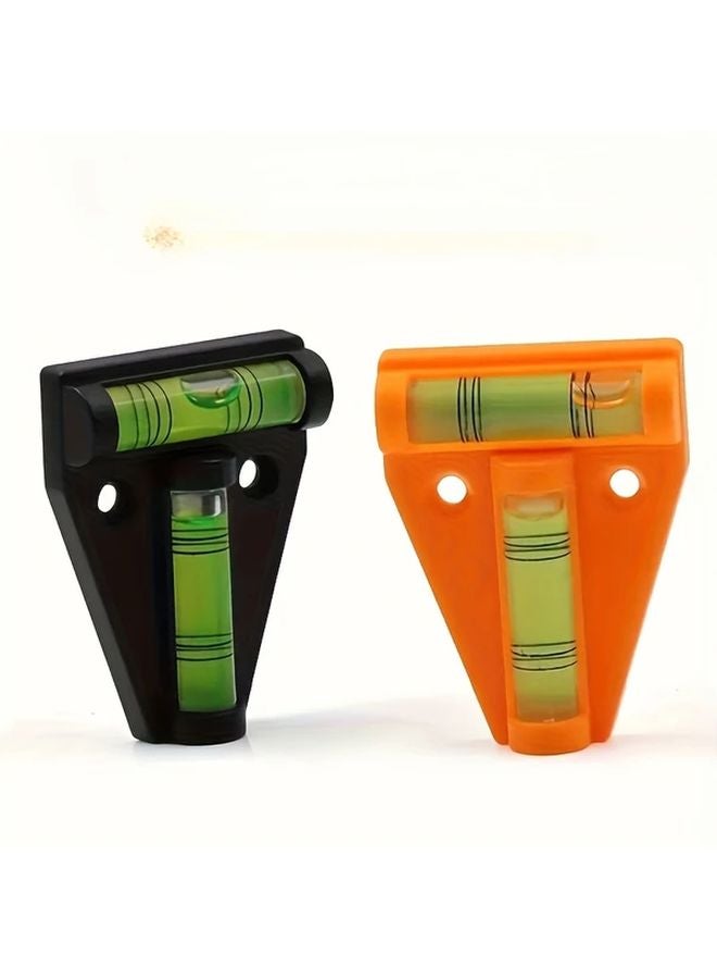 4pcs T Shaped Horizontal Bubble Level Set Color Mixing High Precision Acrylic Leveling Tool - Image 3