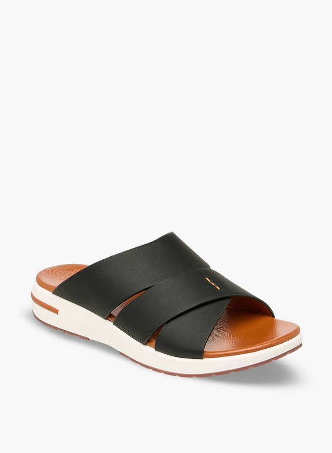 Le Confort صنادل رجال بتصميم حزام متقاطع مريحة - Image 1